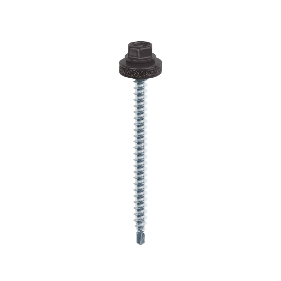 Саморез 4,8х70 мм RAL 8019